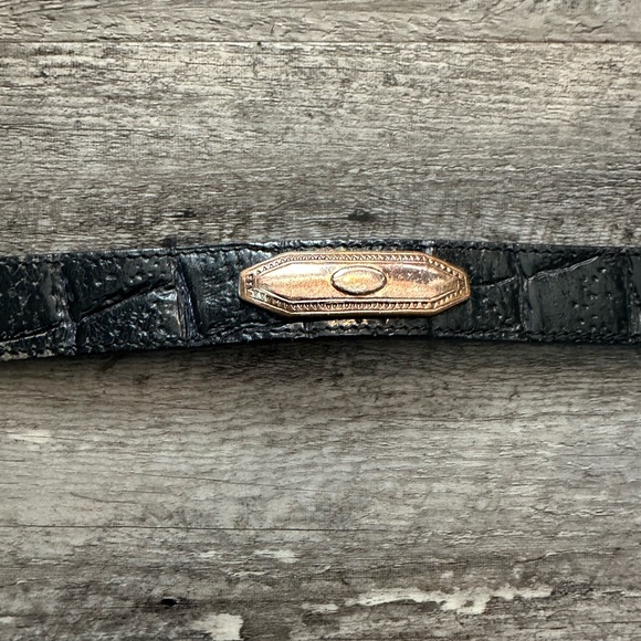 Vintage Brighton Women’s Small 31” Black Studded 100% Leather Belt (1990) - Picture 8 of 9